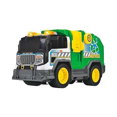 City Heroes - Camión De Reciclaje 30cm Luz Y Sonid