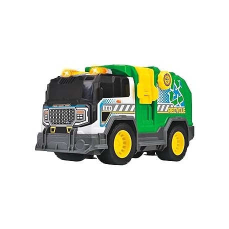 City Heroes - Camión De Reciclaje 30cm Luz Y Sonid