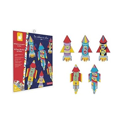 10 COHETES DE PAPEL PARA CREAR