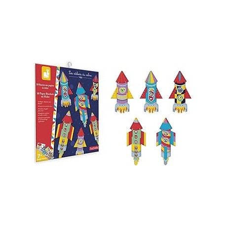 10 COHETES DE PAPEL PARA CREAR
