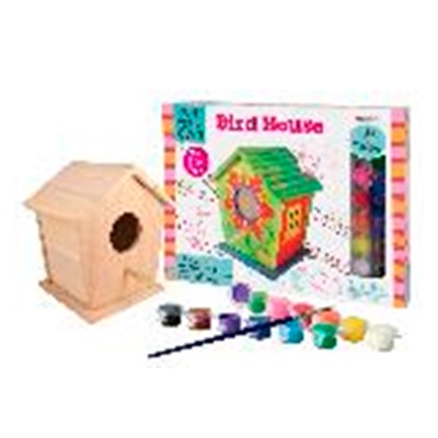 Pinta tu Casita de pájaros