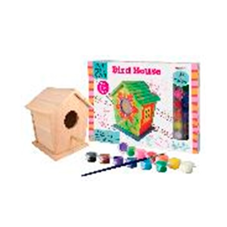 Pinta tu Casita de pájaros