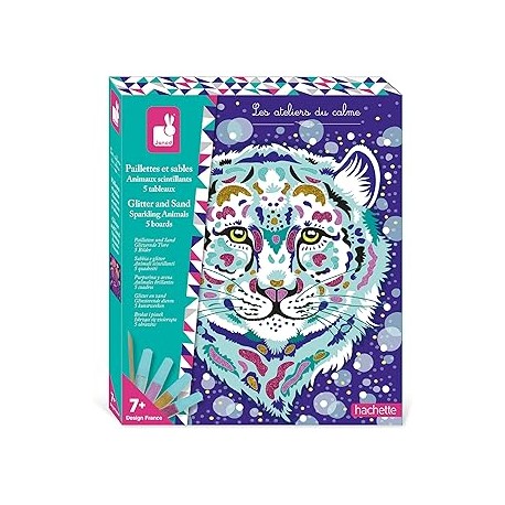 PURPURINA Y ARENA ANIMALES BRILLANTE3700217391522