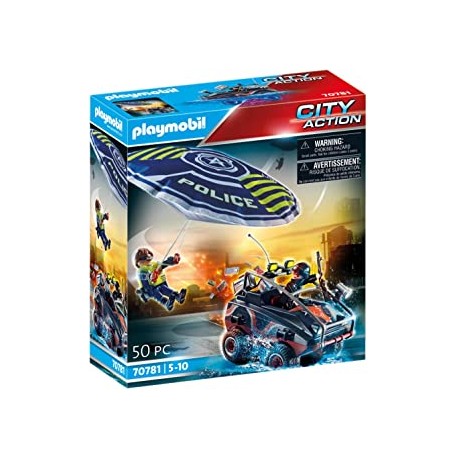 POLICÍA PARACAÍDAS: PERSECUCIÓN DEL VEHÍCULO ANFIB