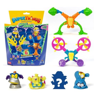 SUPERTHINGS NEON POWER-Pack 6 ( 4 SuperThings & 2
