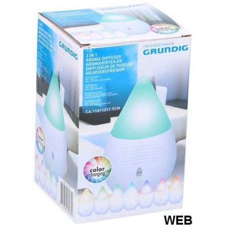 DIFUSOR AROMA + LUZ GRUNDIG