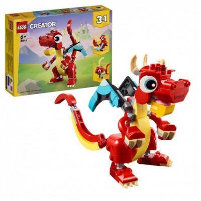 DRAGON ROJO 3 EN 1 LEGO CREATOR