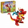 DRAGON ROJO 3 EN 1 LEGO CREATOR