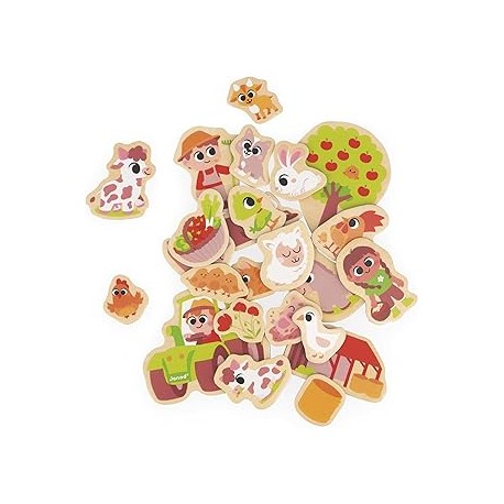 IMANES DE LA GRANJA 24 PIEZAS