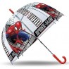 PARAGUAS TRANSPARENTE CAMPANA 46CM SPIDERMAN