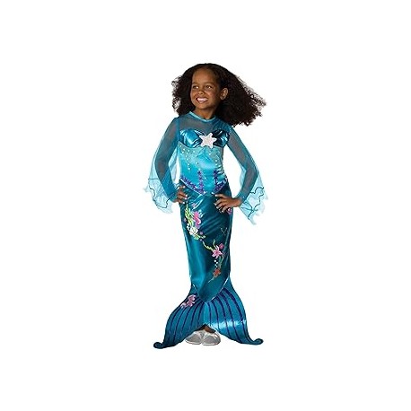 DISFRAZ SIRENITA AZUL MÁGICO INF