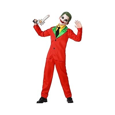 DISFRAZ PAYASO HALLOWEEN ROJO 10-12