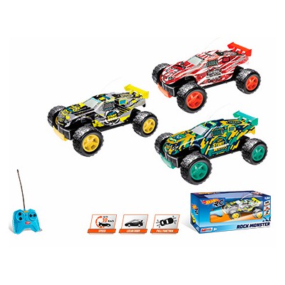 RC Hot Wheels Rock Monster 3 decos 1:28