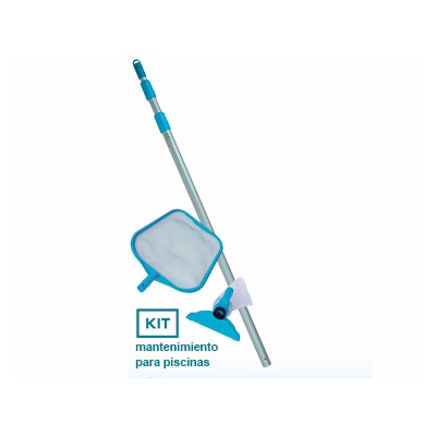 Kit de mantenimiento con mango detescópico 239 cm