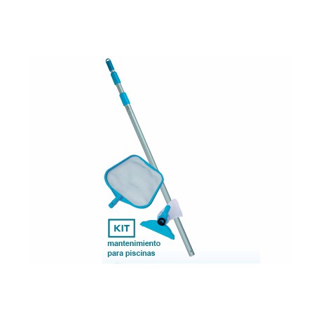 Kit de mantenimiento con mango detescópico 239 cm