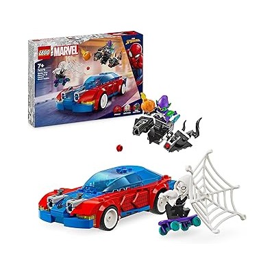 Coche de Carreras de Spider-Man y Duende Verde Ven