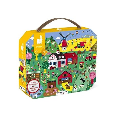 PUZLE DE OBSERVACION- LA GRANJA - 24 P3700217326456