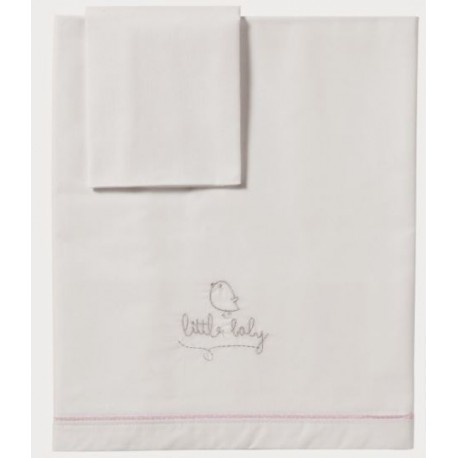 JUEGO SAB.CUNA 70X140 PIU PIU ROSA