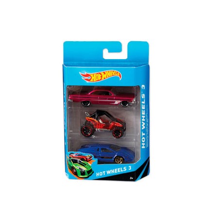 PACK DE 3 VEHICULOS HOT WHEELS
