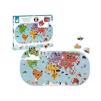 PUZLE DEL MUNDO DE BAÑO