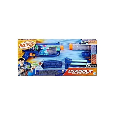 NERF LOAD OUT CYBERLIGHT GHOST G1824 HASBRO