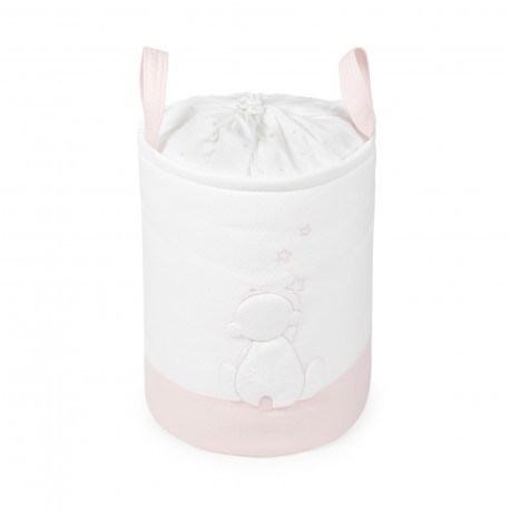 CESTA DE ALMACENAJE - TEDDY ROSA