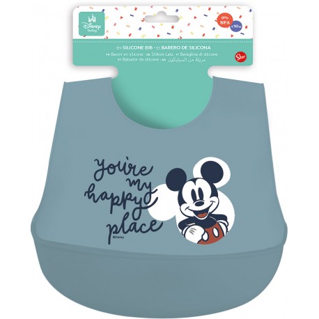 STOR BABERO DE SILICONA MICKEY MOUSE FULL OF