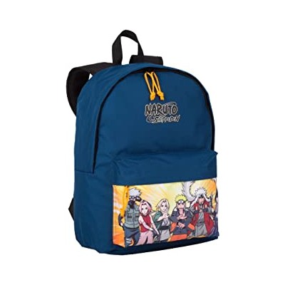 NARUTO MOCHILA AMERICANO. COMPARTIMENTO PORTALAPTO