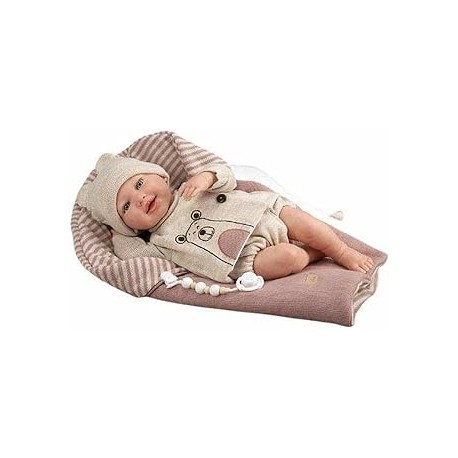 REBORN ARIAS 45 CM LAIN C/SACO DORMIR