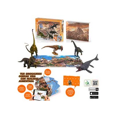 SET JURÁSICO 5 DINOS REALIDAD VIRTUAL