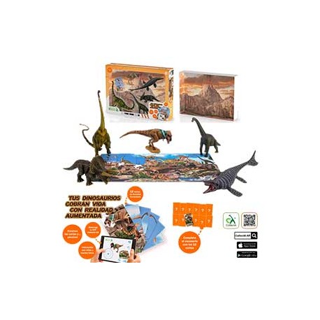 SET JURÁSICO 5 DINOS REALIDAD VIRTUAL