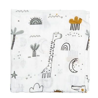 MUSELINA BAMBU 120X120 564 JUNGLA 380