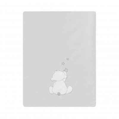 COLCHA MINICUNA - TEDDY GRIS