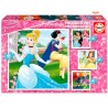 PUZZLES PROGRESIVOS PRINCESAS DISNEY 12-16-20-25