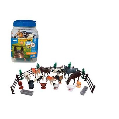 Set 30 Piezas Animales De Granja