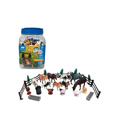 Set 30 Piezas Animales De Granja