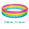 Piscina Bebe Arco Iris D86x25 Cm / Edad 1-3