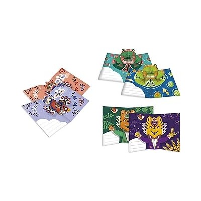 6 TARJETAS POP-UP DE ANIMALES PARA CREAR