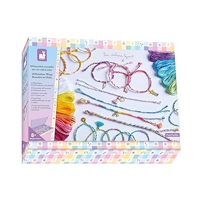 30 PULSERAS ENROLLADAS ARCO IRIS PARA CREAR