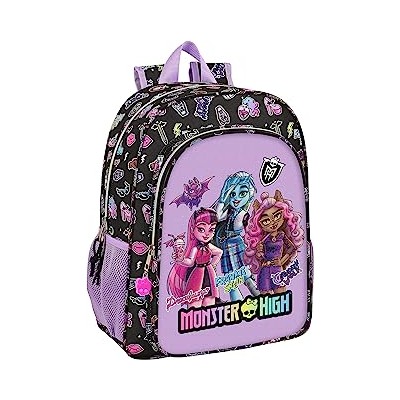 Mochila 33 Cm Adaptable A Carro Monster High "Cree