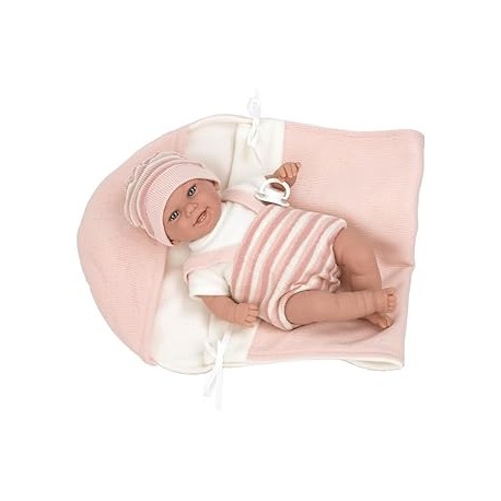 Elegance 35 Cm Babyto Rosa C/Manta (Muñeco De Peso
