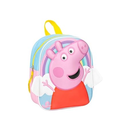 MOCHILA INFANTIL 3D APLIC.PEPPA PIG