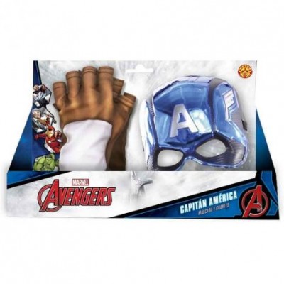 SET ACCESORIOS CAPITAN AMERICA INF