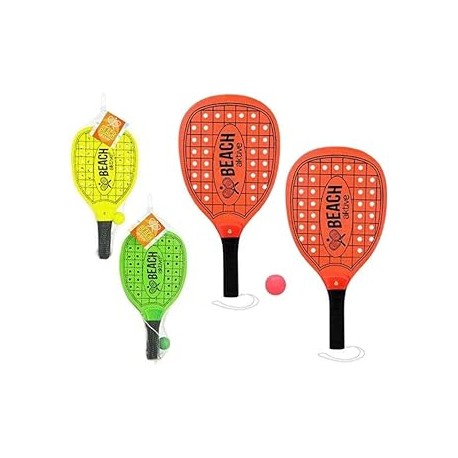 Set Palas Playa Madera 20x0.7x40 Cm Neon 3/S