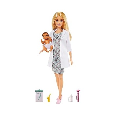 Meneca Barbie Doctora con Bebé