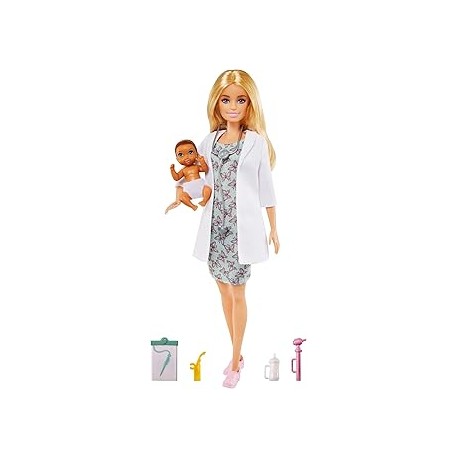 Meneca Barbie Doctora con Bebé