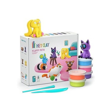 Mascotas peludas set 6 figuras (15 Botes)