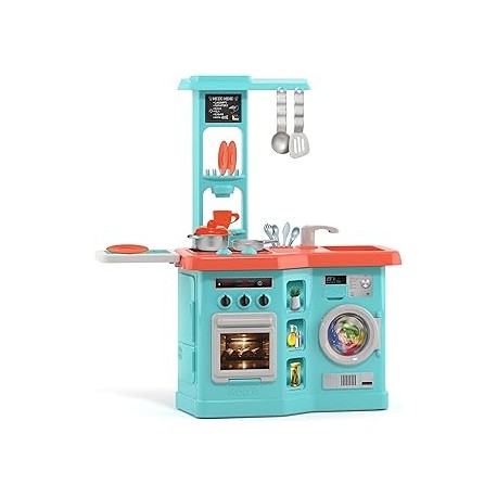 Cocina con Planchador Azul