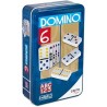 DOMINO METAL BOX / DOBLE 6 PUNTOS COLOR