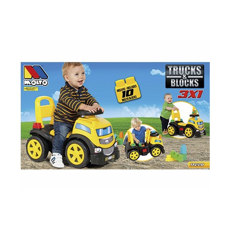 Correpasillos Camion con 10 Blocks